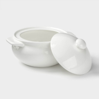 Горшок фарфоровый для запекания Wilmax, 350 мл, цвет белый Горшок фарфоровый для запекания Wilmax, 350 мл, цвет белый