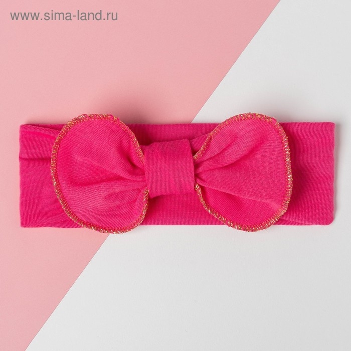 Повязка на голову Крошка Я "Бант"розов. р-р 46-48