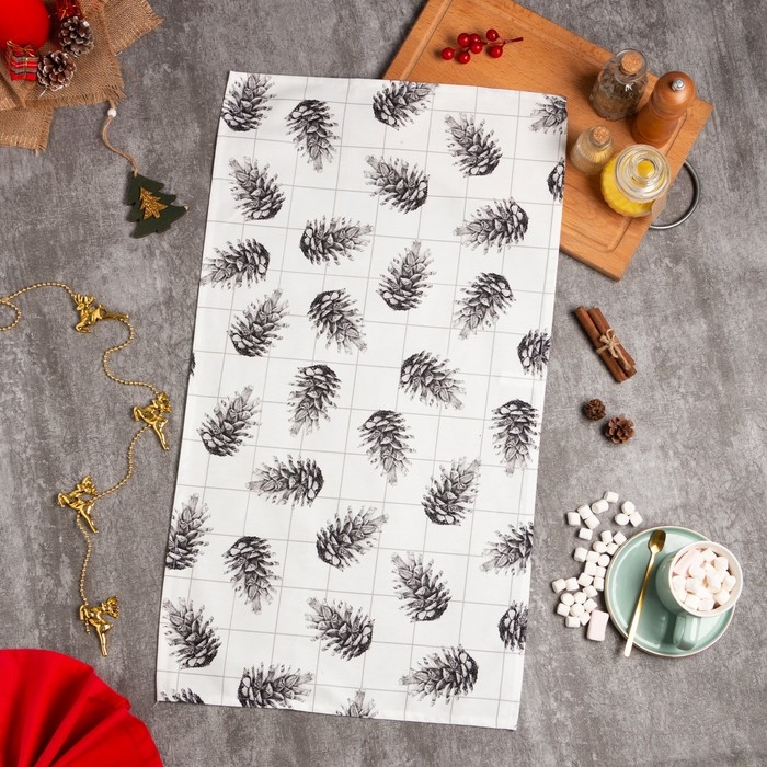 Полотенце Полотенце "Этель" Merry Christmas 40х73см, 100% хлопок, саржа 190 г/м2