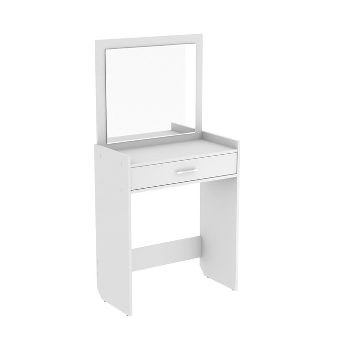 Стол туалетный "Орфей Квадро", 700х350х1400, с надстройкой, Белый