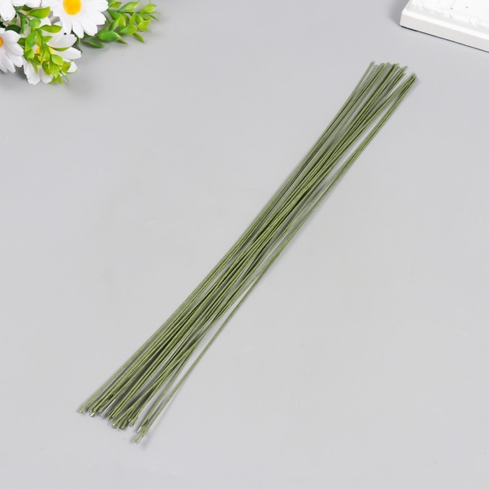 Проволока для творчества Проволока для творчества "Зеленая" (набор 20 шт) 1,2 мм, 36 см