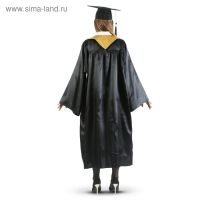 Костюм &laquo;Выпускник&raquo;, мантия, золотой воротник, головной убор, р. 42-54