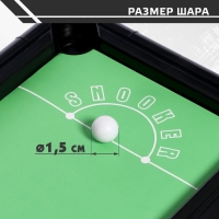 Настольная игра &laquo;Мини бильярд&raquo;, цвета МИКС