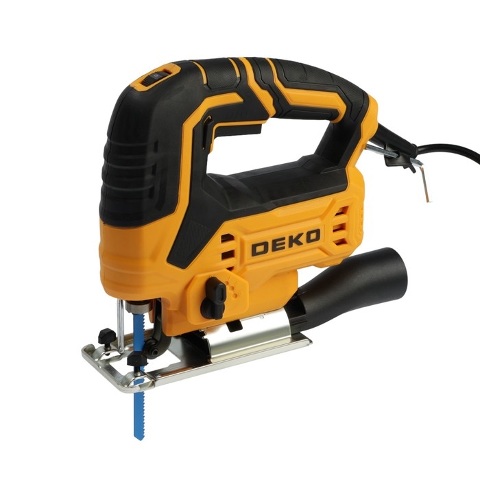 Электролобзик DEKO DKJS850E, 850 Вт, регулировка оборотов, маятниковый ход, 800-3000 об/мин Электролобзик DEKO DKJS850E, 850 Вт, регулировка оборотов, маятниковый ход, 800-3000 об/мин