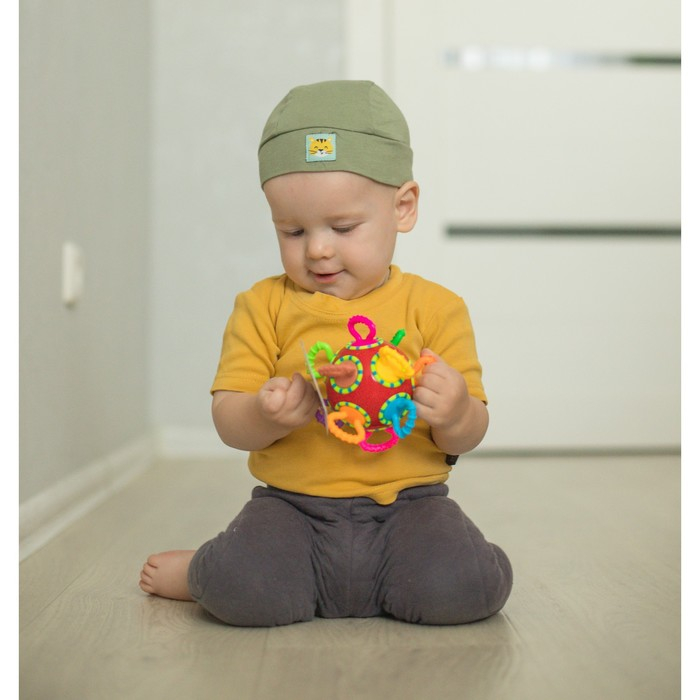 Развивающая игрушка - погремушка, «Шар - трещотка», погремушка, цвет МИКС, Крошка Я Развивающая игрушка - погремушка, «Шар - трещотка», погремушка, цвет МИКС, Крошка Я