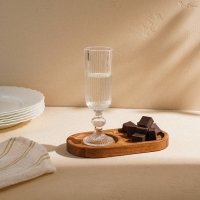 Поднос из дуба с двумя отделениями Sima-Land Home, 21&times;11&times;2 см