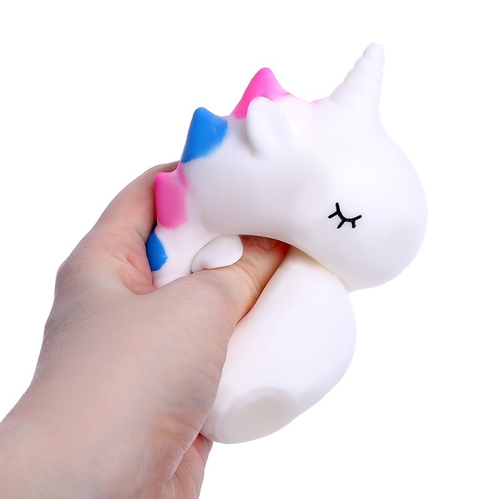 Мялка &laquo;Единорог&raquo; с пастой, цвета МИКС