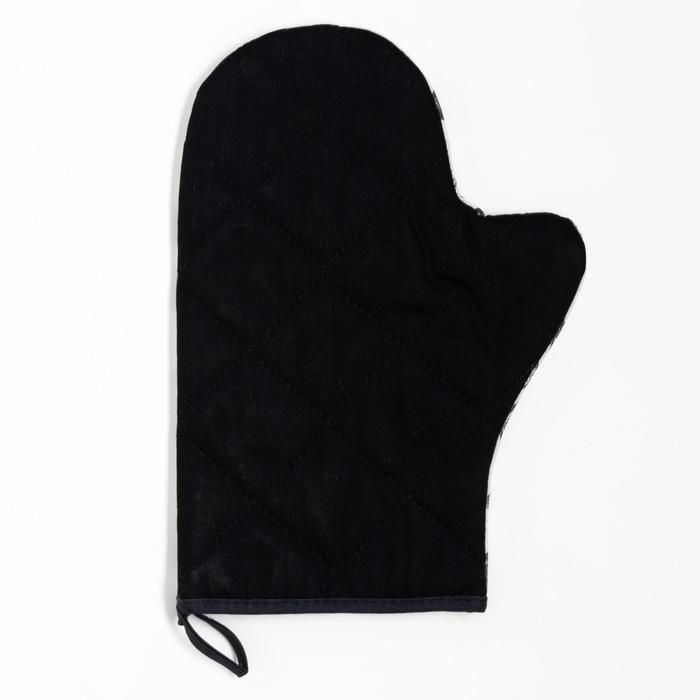 Набор кухонный «Love healthy» варежка-прихватка 20х28см, прихватка 19х19см,100% хл Набор кухонный «Love healthy» варежка-прихватка 20х28см, прихватка 19х19см,100% хл