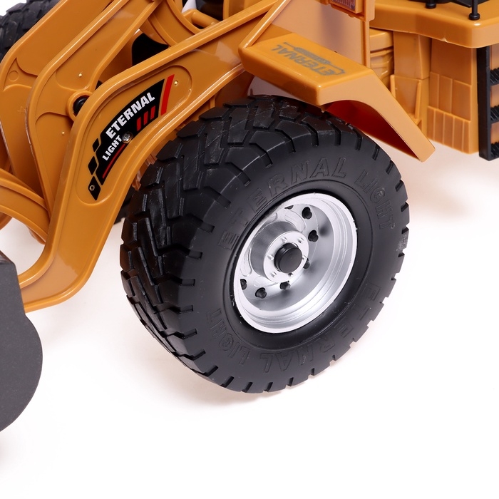 Машинка радиоуправляемая &laquo;Стройка&raquo;, погрузчик, аккумулятор, световые, звуковые и дымовые эффекты