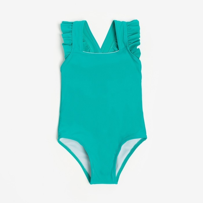 Купальник слитный детский MINAKU цвет зелёный, рост 110-116