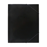 Папка-короб на резинке А4, 500мкм, Calligrata, корешок 25 мм, до 230 листов, тиснение "песок", черная Папка-короб на резинке А4, 500мкм, Calligrata, корешок 25 мм, до 230 листов, тиснение "песок", черная