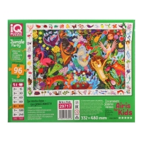 IQ-пазл с развивающей игрой &laquo;Весёлая вечеринка в джунглях&raquo;, 6+, 96 элементов