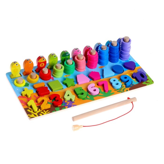 Набор для изучения счёта 4 в 1, 30 &times; 14,5 &times; 10 см