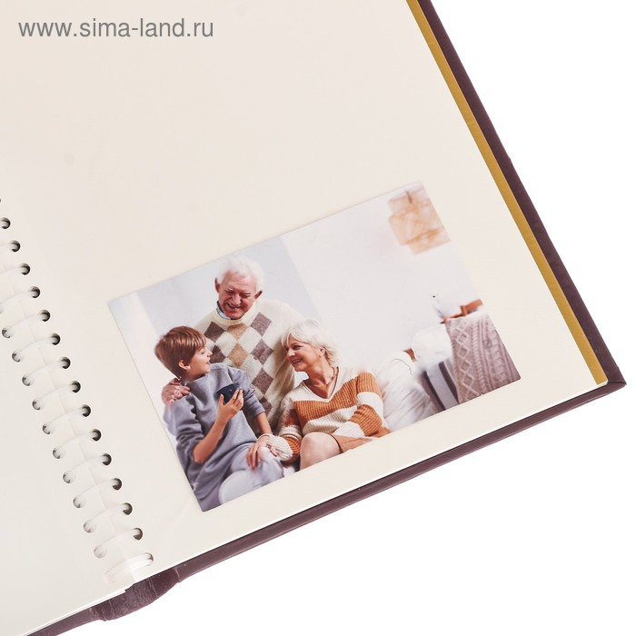 Фотоальбом Фотоальбом "История нашей семьи в фотографиях", 20 магнитных листов размером 20 х 28 см