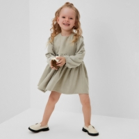 Платье для девочки MINAKU цвет светло-зелёный, рост 116 см Платье для девочки MINAKU цвет светло-зелёный, рост 116 см