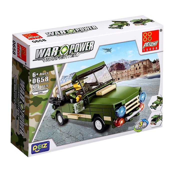 Конструктор 8 в 1 Военные &laquo;Боевая часть&raquo;, 8 видов МИКС