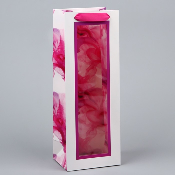 Пакет подарочный под бутылку, упаковка, &laquo;В этот день можно всё!&raquo;, 36 х 13 х 10 см