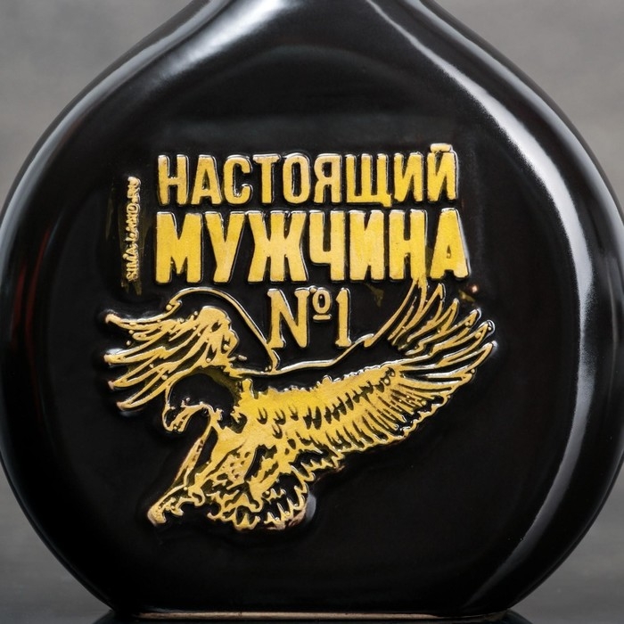 Графин - штоф керамический &laquo;Орел&raquo;, 175 мл