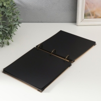 Фотоальбом на кольцах 30 листов "Свежесть" чёрные листы 18х18 см Фотоальбом на кольцах 30 листов "Свежесть" чёрные листы 18х18 см