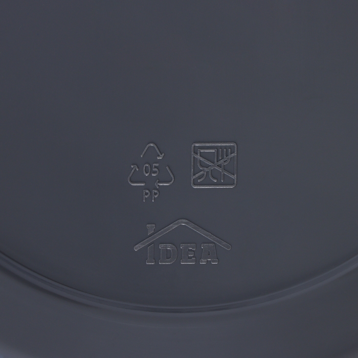 Кашпо на ножках «Флориан», 4,2 л, d=25 см, h=18,5 см, цвет графитовый Кашпо на ножках «Флориан», 4,2 л, d=25 см, h=18,5 см, цвет графитовый