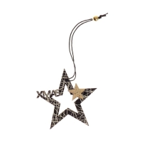 Новогодняя подвеска «Звёздочка» 8,5 × 8,5 см Новогодняя подвеска «Звёздочка» 8,5 × 8,5 см