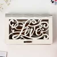 Шкатулка для колец &laquo;Бесконечность&raquo;, 12 х 7,9 см.