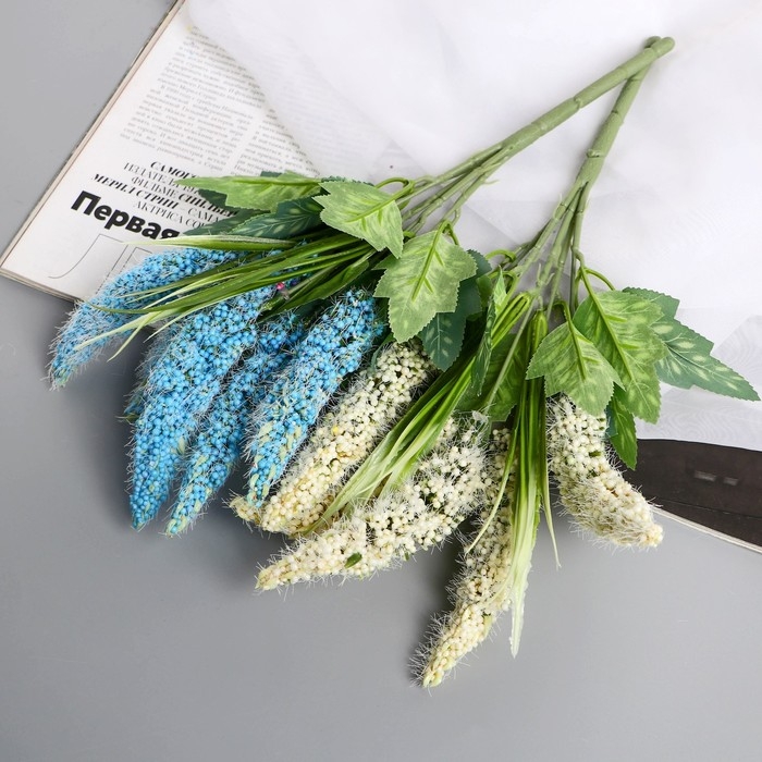 Букет "Пушица лаванда экстра" 30 см, микс