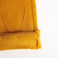 Перчатки женские, безразмерные, без утеплителя, цвет горчичный Перчатки женские, безразмерные, без утеплителя, цвет горчичный