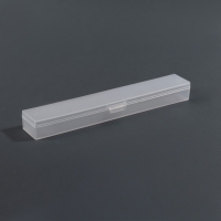 Органайзер для хранения, с крышкой, 3,1 &times; 18,9 &times; 2,2 см, цвет прозрачный