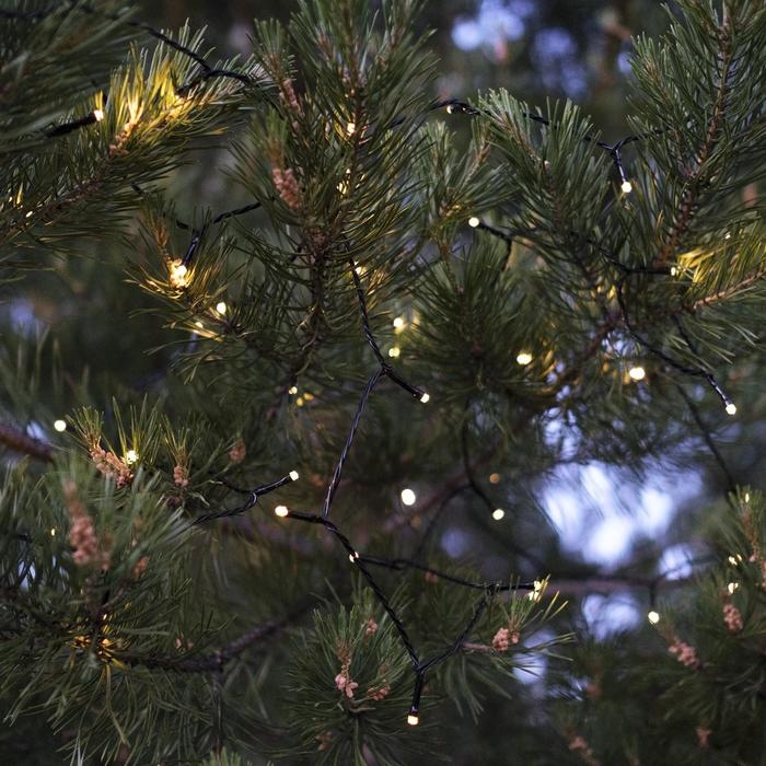 Гирлянда «Нить» 20 м, IP44, тёмная нить, 200 LED, свечение тёплое белое, 8 режимов, 220 В Гирлянда «Нить» 20 м, IP44, тёмная нить, 200 LED, свечение тёплое белое, 8 режимов, 220 В