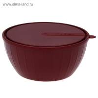 Салатник с крышкой «Fiesta», 5 л, цвет микс Салатник с крышкой «Fiesta», 5 л, цвет микс