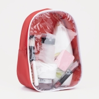 Косметичка на молнии, цвет красный Косметичка на молнии, цвет красный