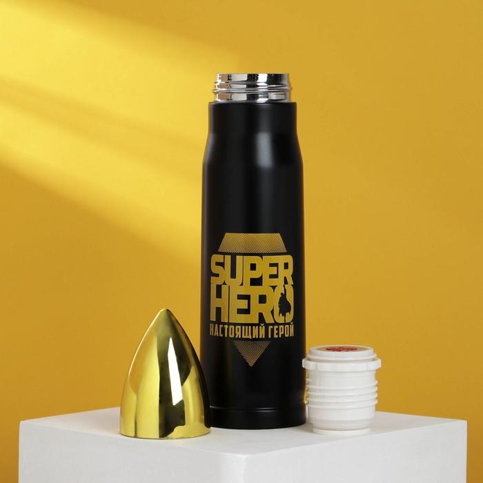 Термос Super hero, 500 мл, время сохранения тепла 10-12 ч
