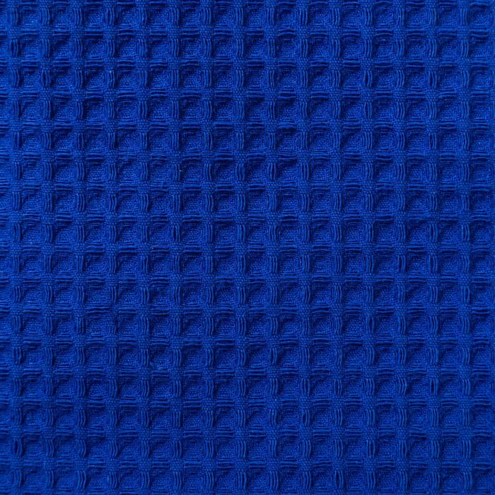 Полотенце вафельное Этель 70*140 см. цв.ярко-синий, 100% хл, пл 240 г/м2