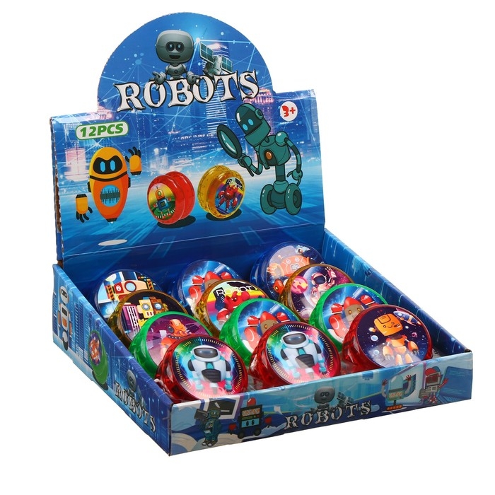 Йо-йо «Робот» световой, виды МИКС Йо-йо «Робот» световой, виды МИКС