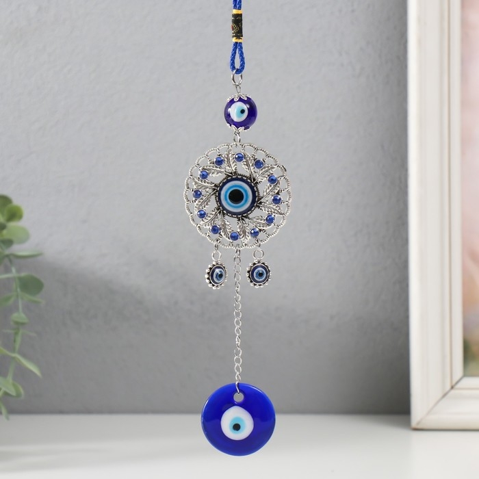 Подвеска от сглаза Подвеска от сглаза "Глаз и листья" 28,5х5,7х1,8 см