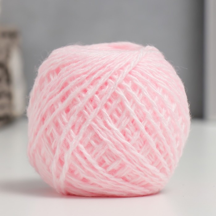 Пряжа "Акрил" 100% акрил, 100м/40&plusmn;5 гр (Светлая роза)