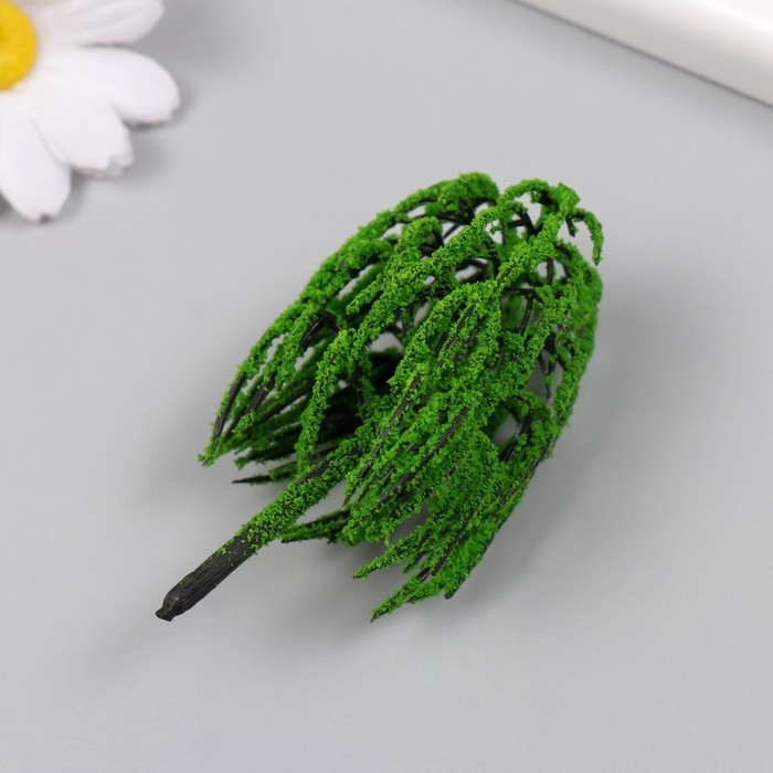 Искусственное растение для творчества пластик "Плакучая ива" 8 см