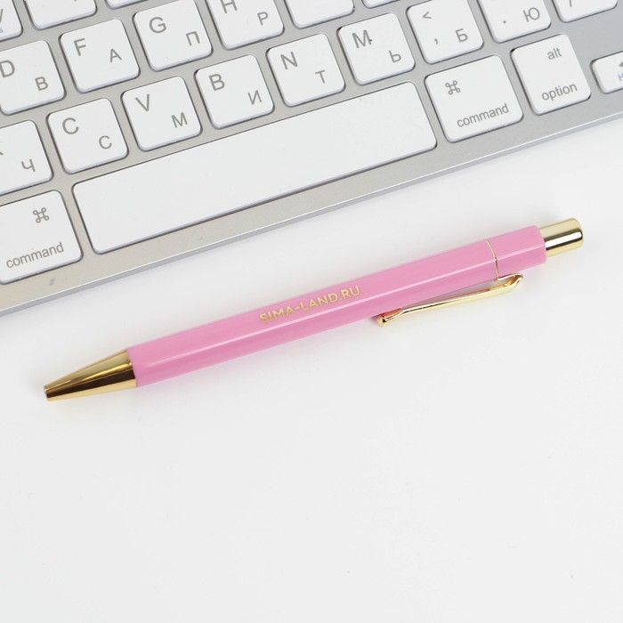 Ручка шариковая синяя паста 0.7 мм «8 марта» пластик с тиснением на корпусе Ручка шариковая синяя паста 0.7 мм «8 марта» пластик с тиснением на корпусе