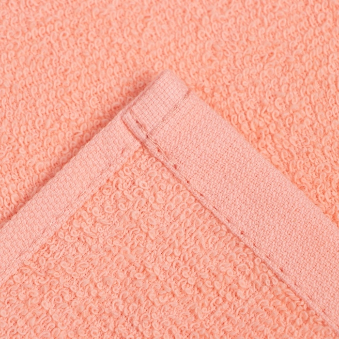Полотенце махровое &laquo;Экономь и Я&raquo; 30х60 см, цвет персик