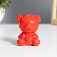 Ночник "Медвежонок с сердцем" 2Вт LED LR44 красный 4х5х7см