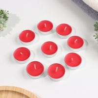 Набор чайных свечей ароматических "Земляника", 9 штук Набор чайных свечей ароматических "Земляника", 9 штук