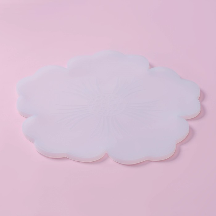 Молд Доляна &laquo;Петуния&raquo;, силикон, d=34 см, прозрачный