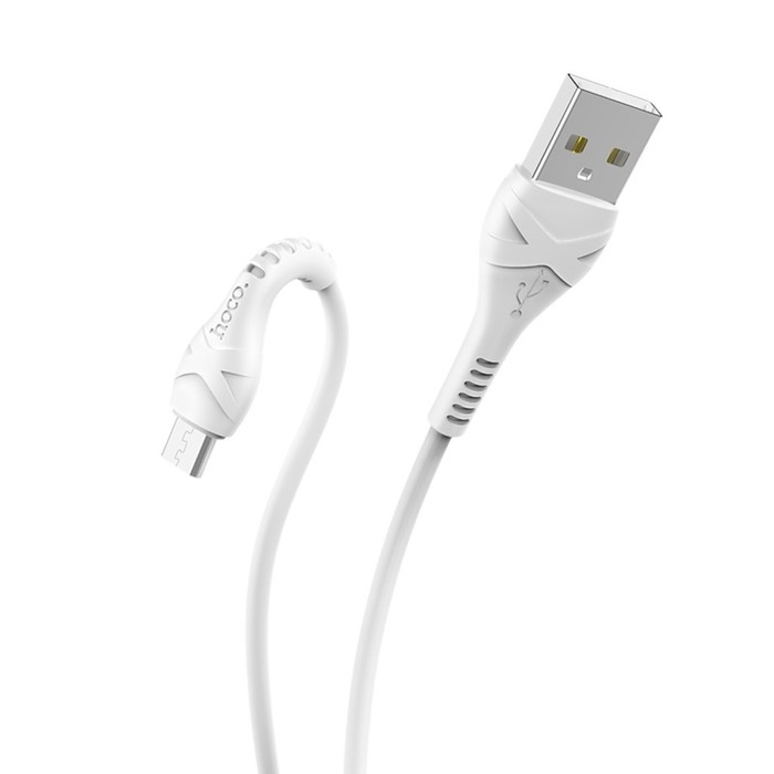 Кабель Hoco X37, microUSB - USB, 2.4 А, 1 м, PVC оплетка, белый Кабель Hoco X37, microUSB - USB, 2.4 А, 1 м, PVC оплетка, белый