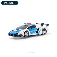 Робот радиоуправляемый &laquo;Полицейский&raquo;, световые эффекты, трансформируется с пульта