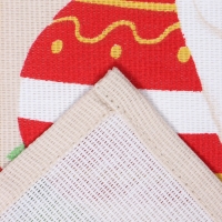 Полотенце Доляна "Новогодние игрушки" 28х46 см, 100% хл, рогожка 164 г/м2