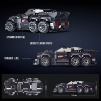 Конструктор Гонка &laquo;Тёмный бык&raquo;, 650 деталей