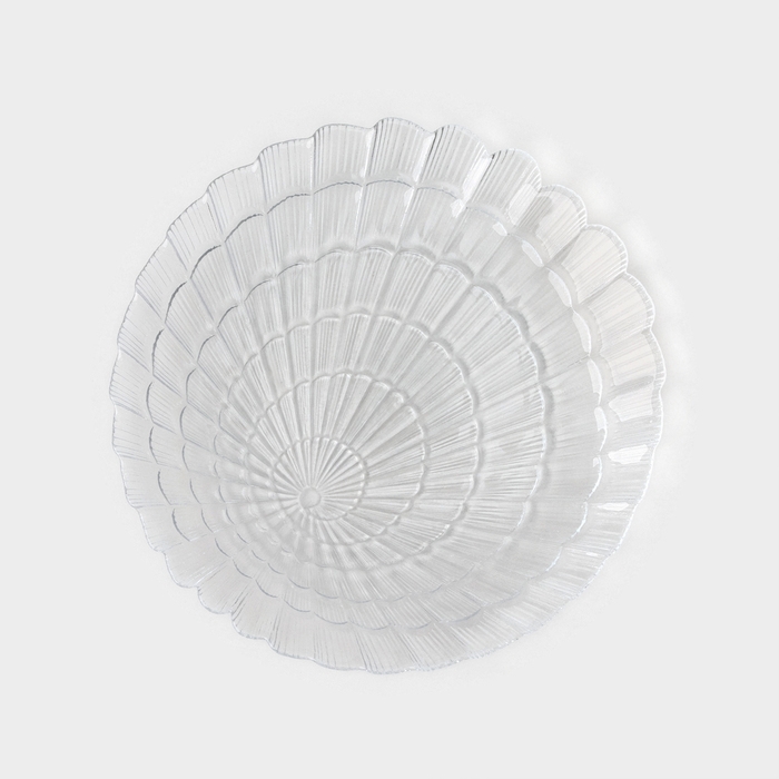 Тарелка стеклянная Atlantis, d=19 см, цвет прозрачный Тарелка стеклянная Atlantis, d=19 см, цвет прозрачный