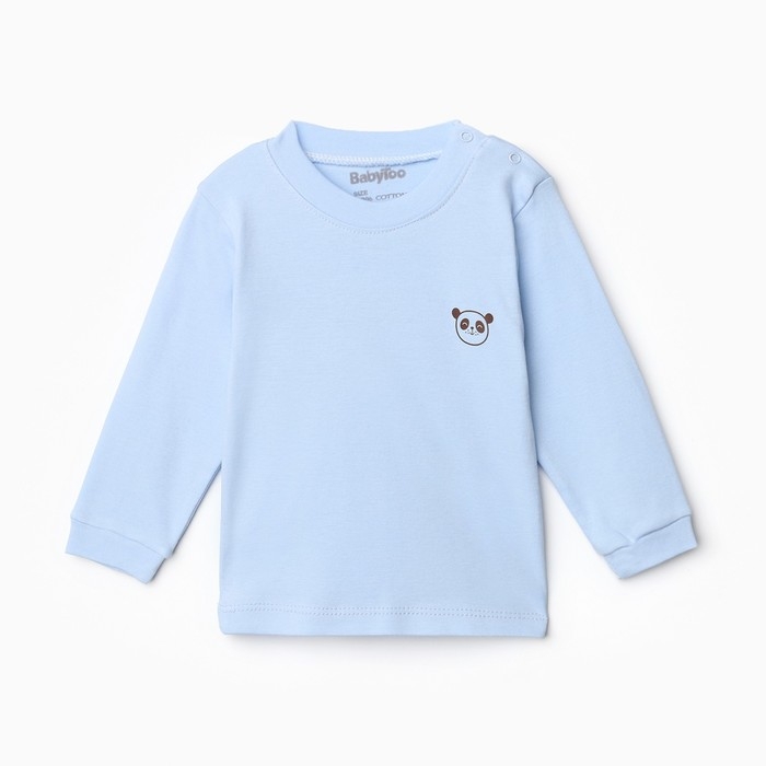 Лонгслив детский, цвет голубой, рост 68 см Лонгслив детский, цвет голубой, рост 68 см