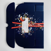 Коробка подарочная новогодняя складная &laquo;Теплоты&raquo;, 30,7 х 22 х 9,5 см, Новый год